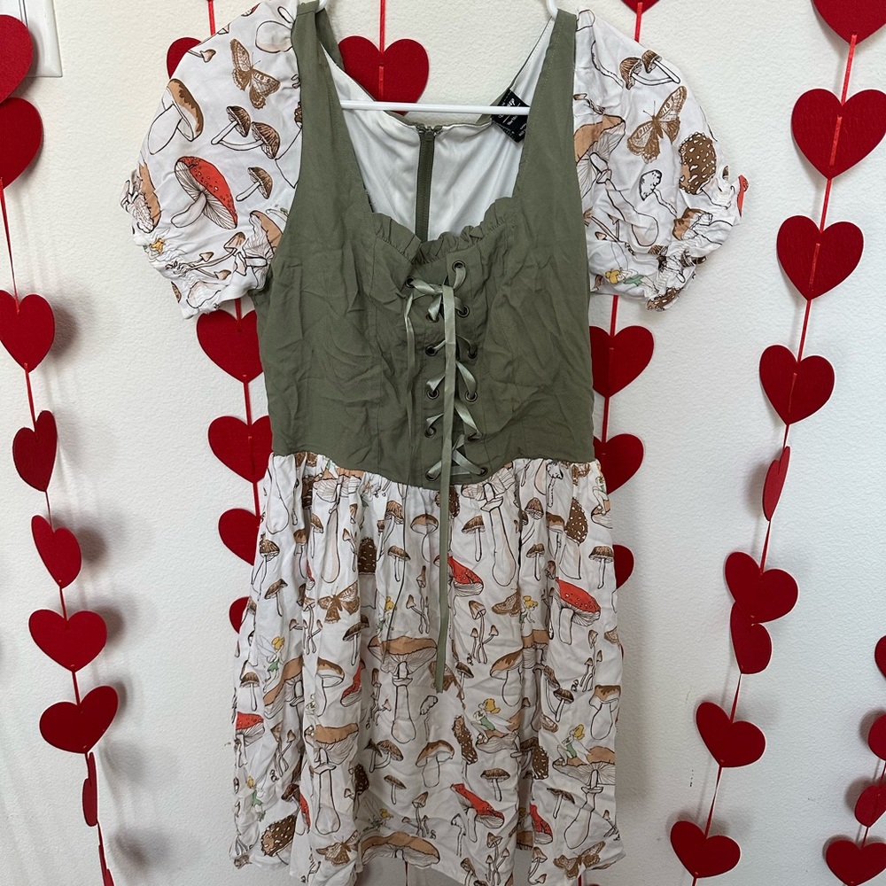 Her Universe Disney Tinkerbell Cottage Core Dress
